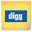 Postit, digg, post it, label icon